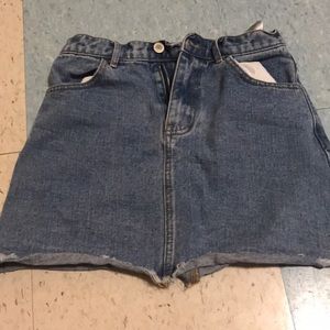 Jean skirt